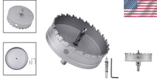 Load image into Gallery viewer, 55mm Metal Hole Saw with Dual Drill Bits - Ideal for Wood and Metal Projects