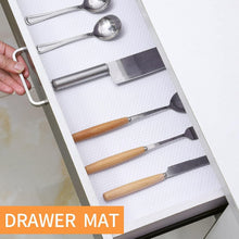 Load image into Gallery viewer, Premium 30" Wide Non-Stick Shelf Liner - Large Waterproof Drawer &amp; Cabinet Mats