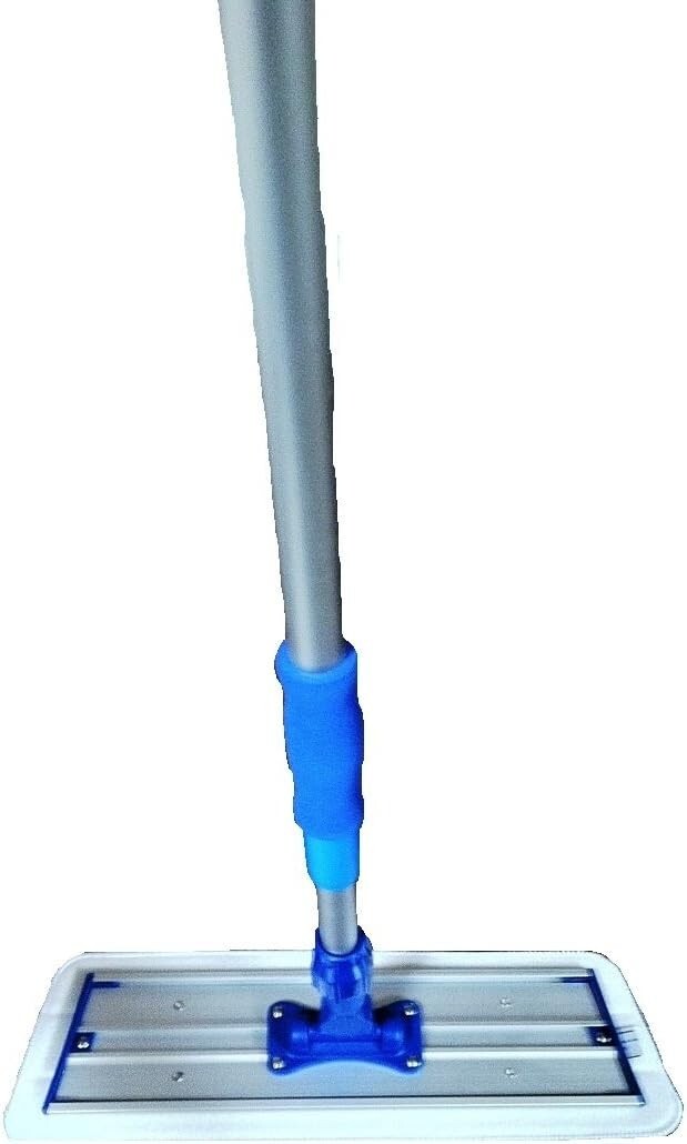 Efficient 16" Microfiber Cleaning Mop with Easy-to-Wash Pads & Aluminum Handle