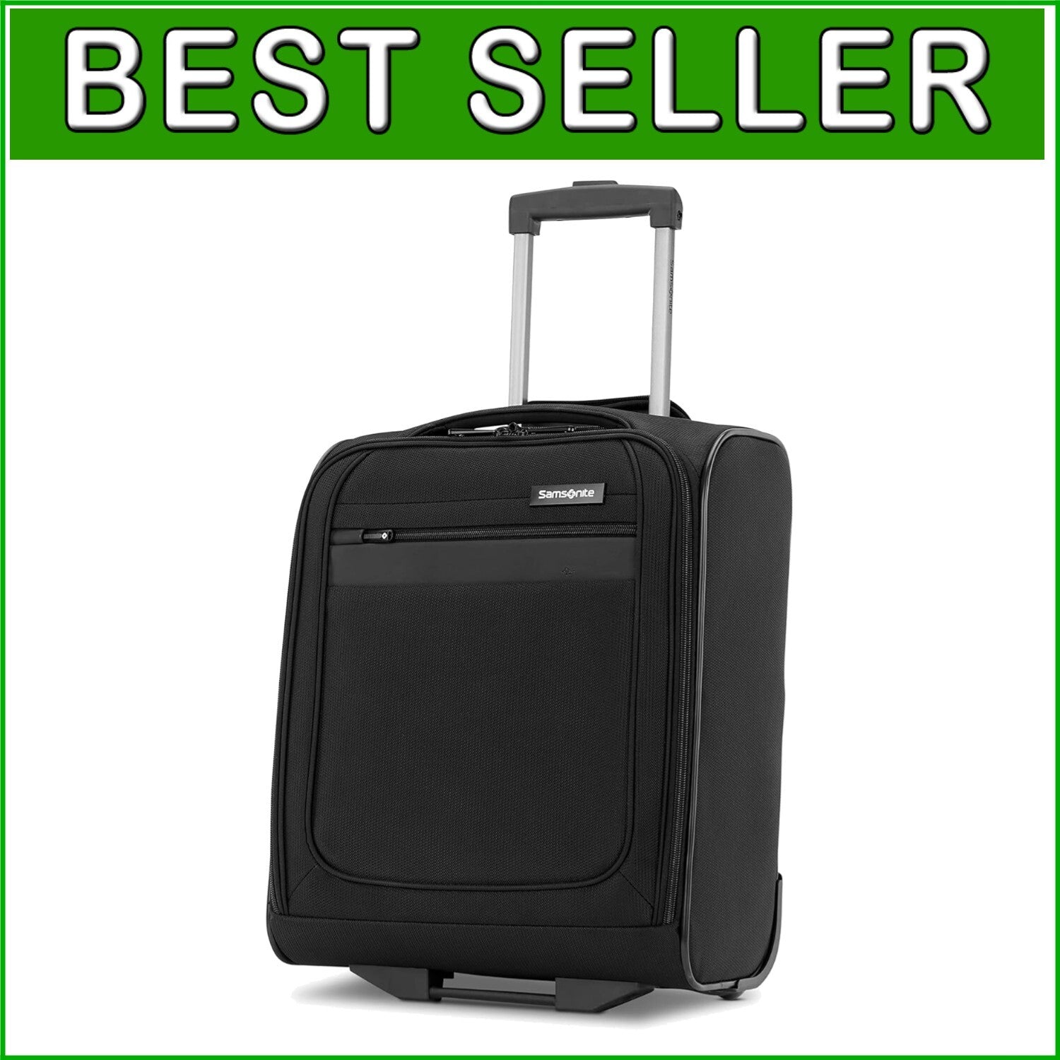 Ascella 3.0 Expandable Spinner Luggage with USB Charging and Organization, Black