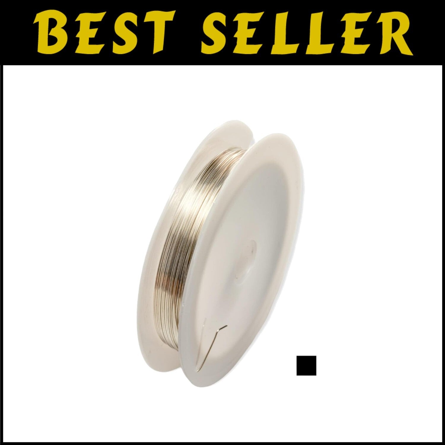 50FT 22 Gauge Dead Soft Sterling Silver Square Wire - Versatile Jewelry Supplies