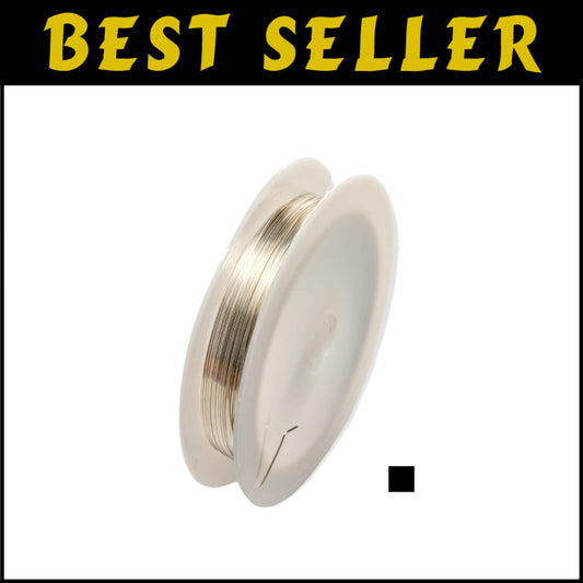 50FT 22 Gauge Dead Soft Sterling Silver Square Wire - Versatile Jewelry Supplies