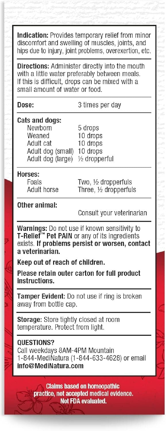 12 Powerful Natural Medicines for Pet Pain - Homeopathic Drops for Dogs & Cats