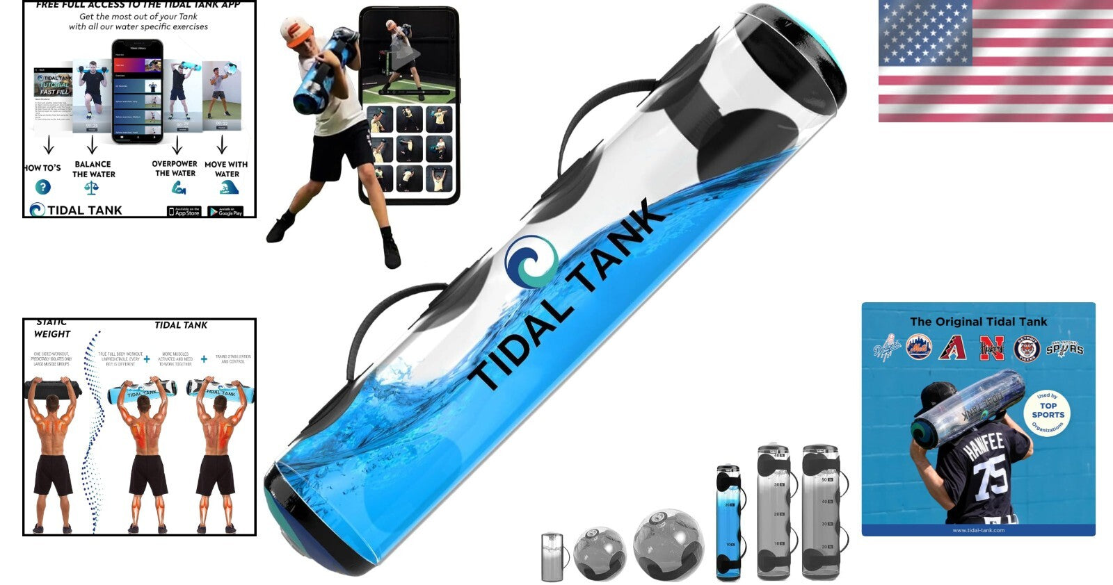 Lightweight Aqua Bag - 30 lbs Water Weight for Balanced Strength Training