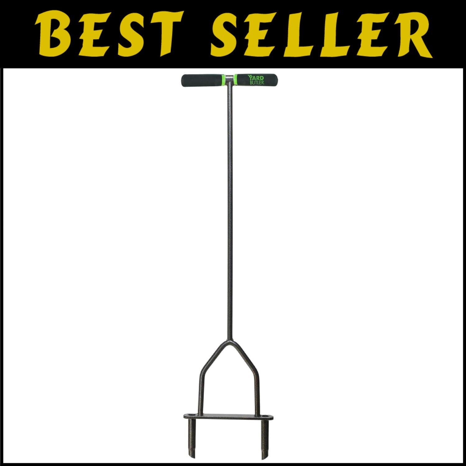 Eco-Friendly Manual Lawn Aerator for Compact Soil - Lifetime Guarantee Included