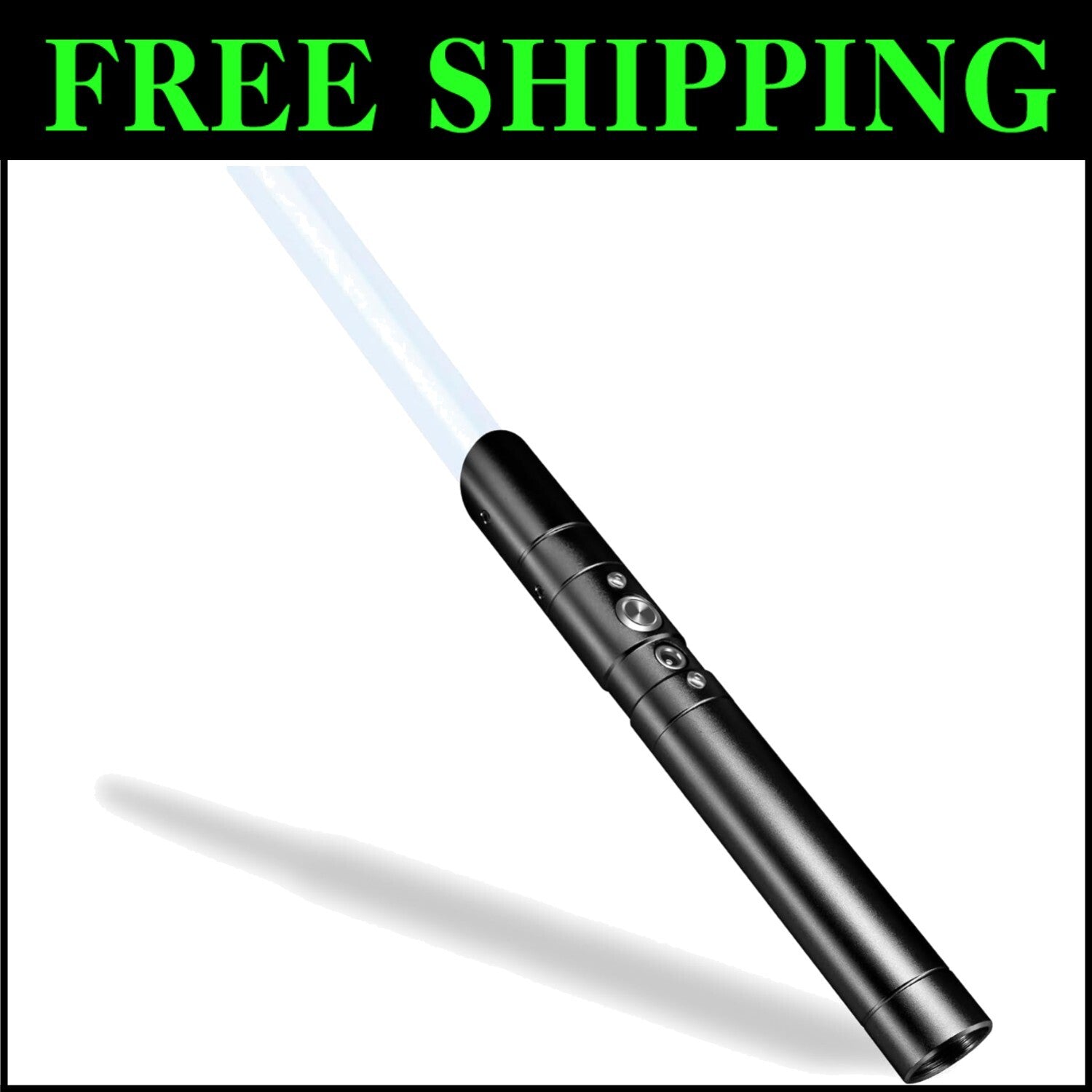 Metal Hilt 38-Inch Lightsaber with Sound Effects - Perfect for Cosplay & Dueling