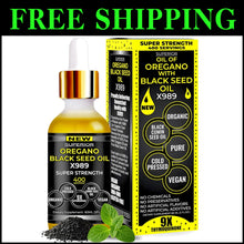 Load image into Gallery viewer, Natural Oil of Oregano &amp; Black Seed Extract - Organic 400 Servings for Vitality