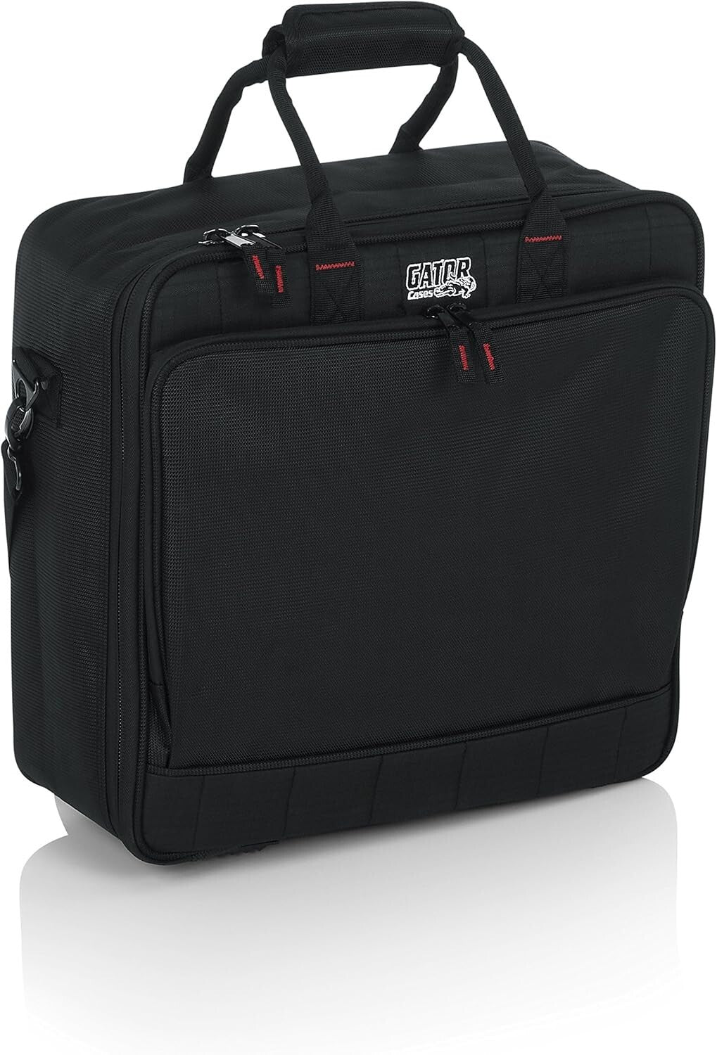 Lightweight Nylon Mixer Equipment Bag with Dual-Layer Padding - 15.5x15x5.5