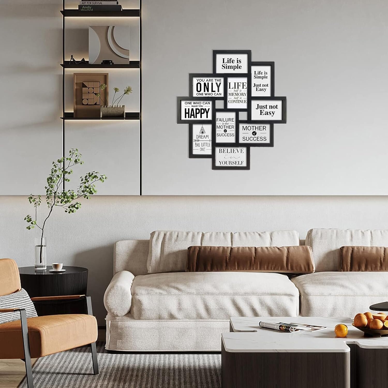 Create Stunning Memories with 10-Opening 4x6 Black Collage Picture Frame