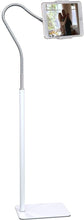 Load image into Gallery viewer, Stable Tablet Floor Stand with 360° Rotation for Smartphones &amp; Tablets - White