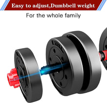 Load image into Gallery viewer, Compact Adjustable Dumbbells Set with Non-Slip Grip - Ideal for Home Workouts