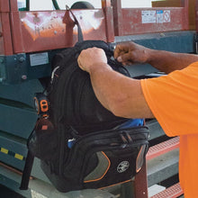 Load image into Gallery viewer, Spacious 48-Pocket Tool Bag Backpack with Reinforced Handle &amp; Adjustable Straps