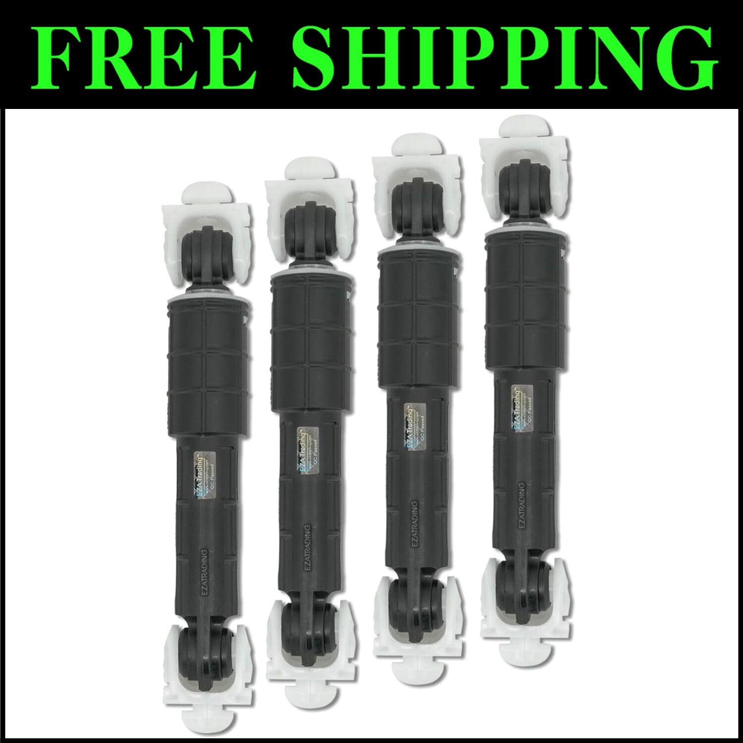 Durable 4-Pack Shock Absorbers for Kenmore, Whirlpool Washers - Noise Reduction