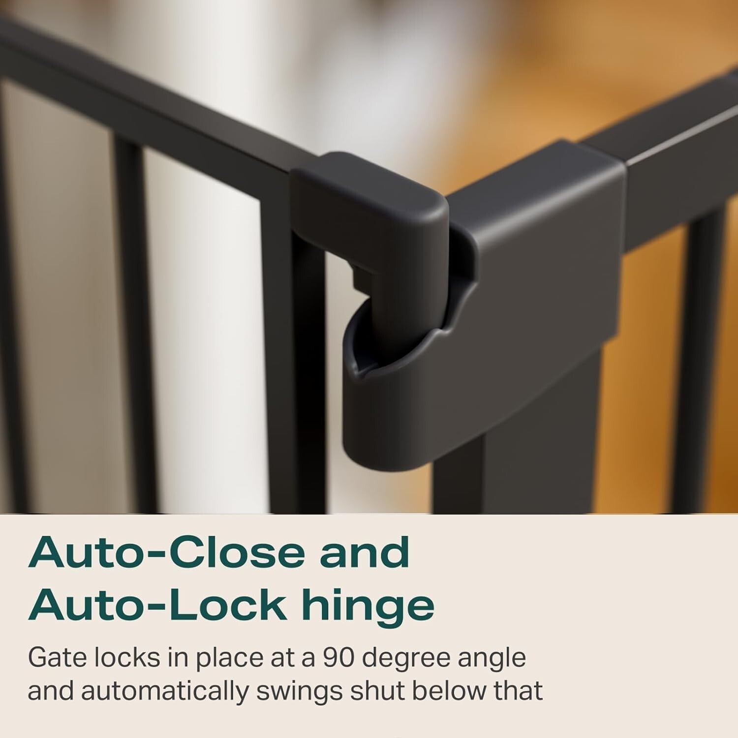 36" Extra Tall Baby Gate - Adjustable 29.7-48" Wide Safety Gate for Pets
