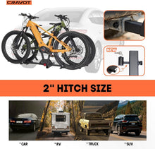 Load image into Gallery viewer, 150 lbs Capacity Electric Bike Rack - No Installation, Foldable for 2 Bikes