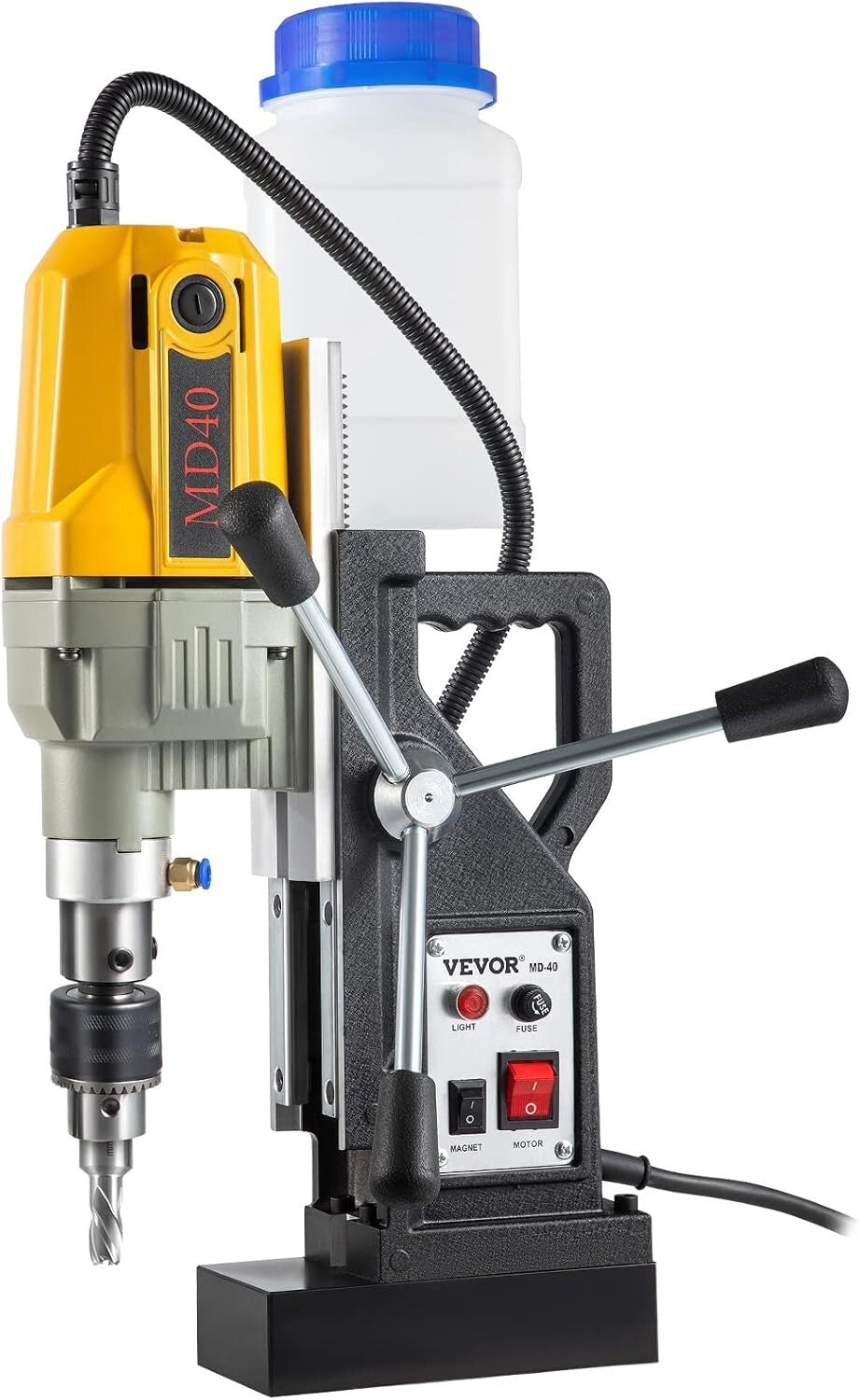 Heavy-Duty Magnetic Drill 1100W - 2697lbf Force for Home and Industrial Use