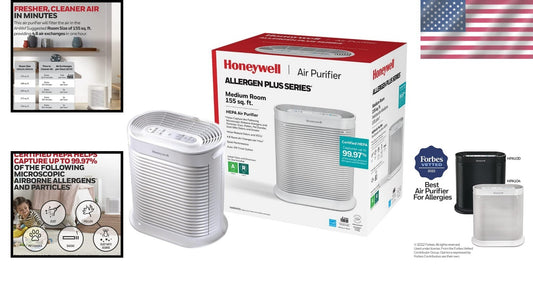 Air Purifier with HEPA Filter - Quiet Operation for Efficient Allergen Removal