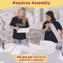 Load image into Gallery viewer, Durable 4FT Light Up Marquee Number 50 with Easy Assembly for Celebrations
