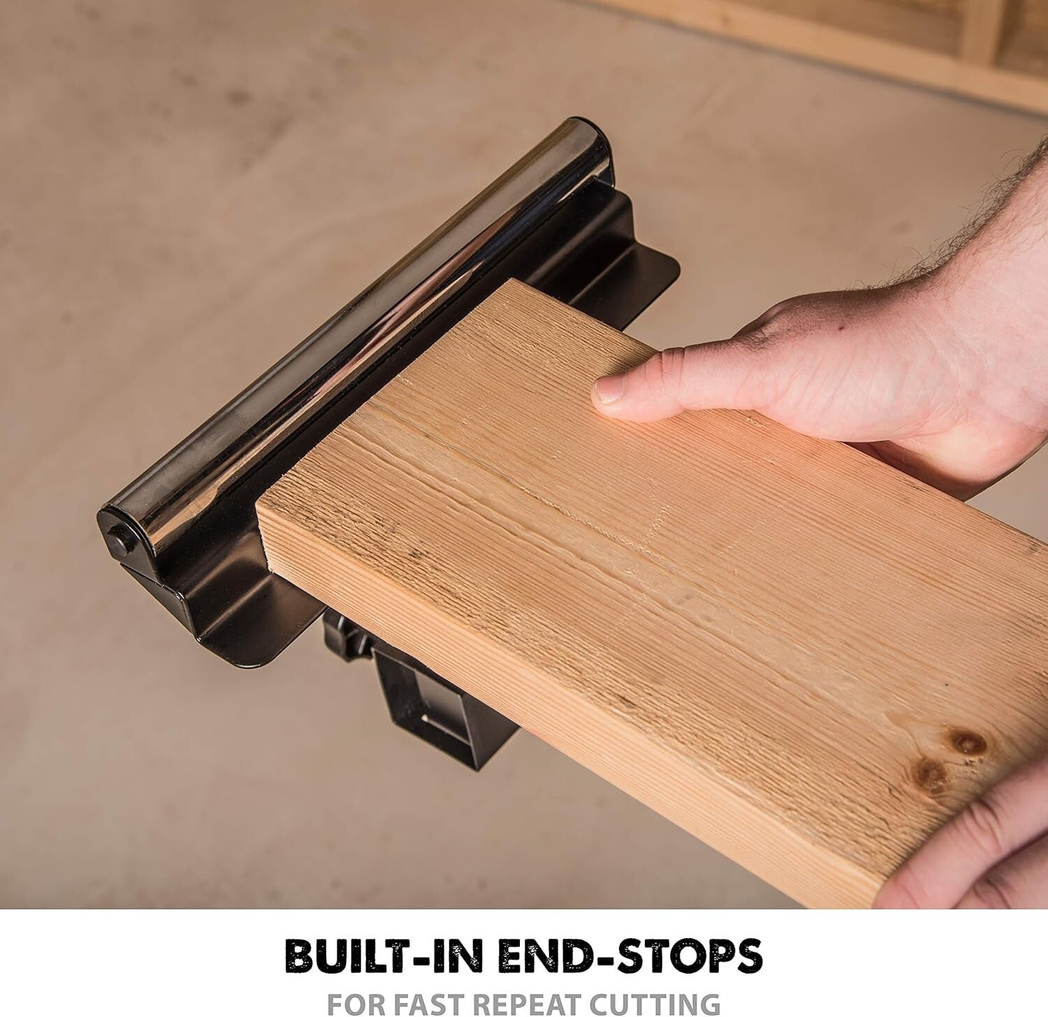 Compact Folding Miter Saw Stand with Universal Mounting & Quick Release Brackets