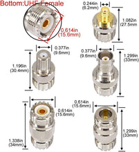 Load image into Gallery viewer, Premium 20PCS UHF Coaxial Connector Kit - Reliable Adapters for Antennas &amp; More