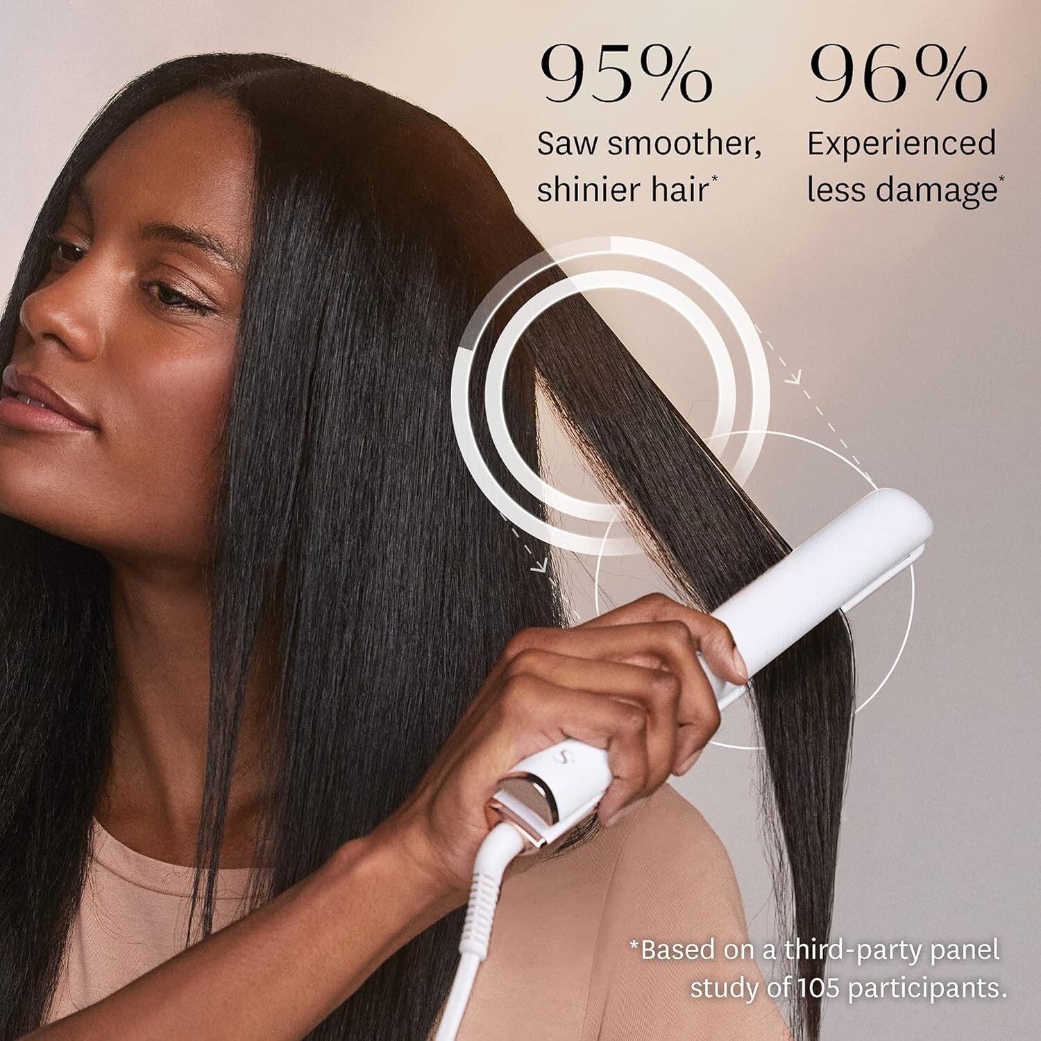 T3 StyleMax Ceramic Flat Iron - 15.7 oz Lightweight for Effortless Styling