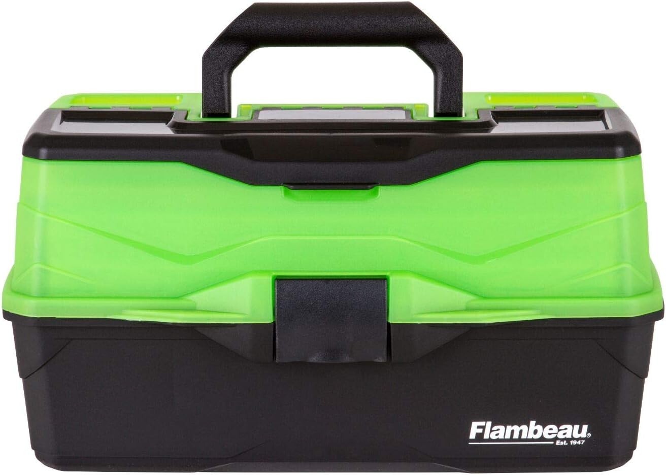 Durable 3-Tray Tackle Box with Secure Closure - Ideal for All Fishing Adventures