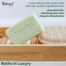 Load image into Gallery viewer, Eco-Friendly Aloe Vera &amp; Green Tea Soap Bars - 8 Pack, Enriched with Shea Butter
