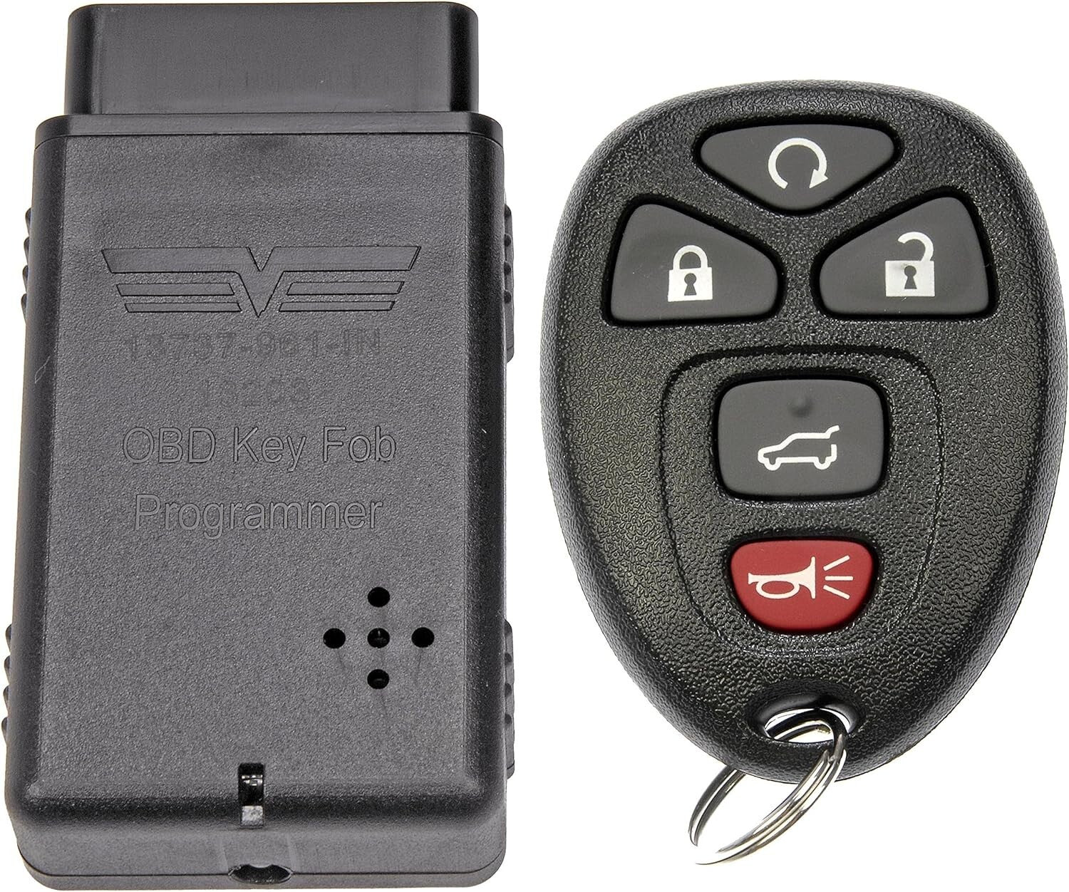 5-Button Keyless Entry Remote Fob with DIY Programming Tool for Vehicles