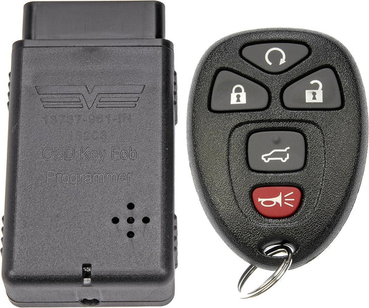 5-Button Keyless Entry Remote Fob with DIY Programming Tool for Vehicles