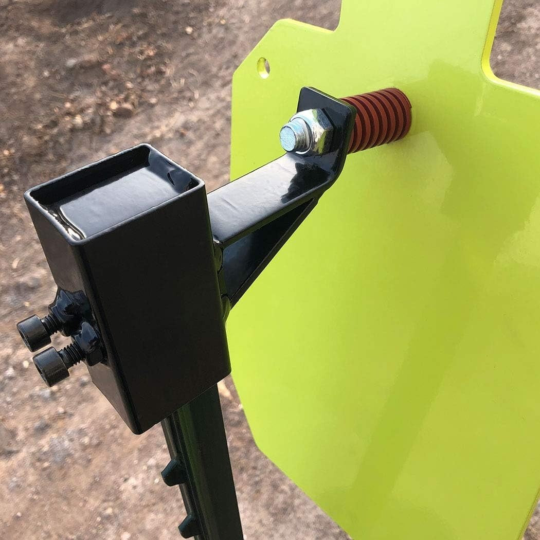 AR500 Steel T-Post Target Hanger with 15° Cant - Secure Mounting Adapter