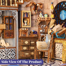 Load image into Gallery viewer, Nebula Common Room Book Nook Kit - Enchanting Miniature Decor with LED Light