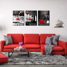 Load image into Gallery viewer, High-Quality Black and White Wine Barrel Canvas Art - 16x24 Each Panel