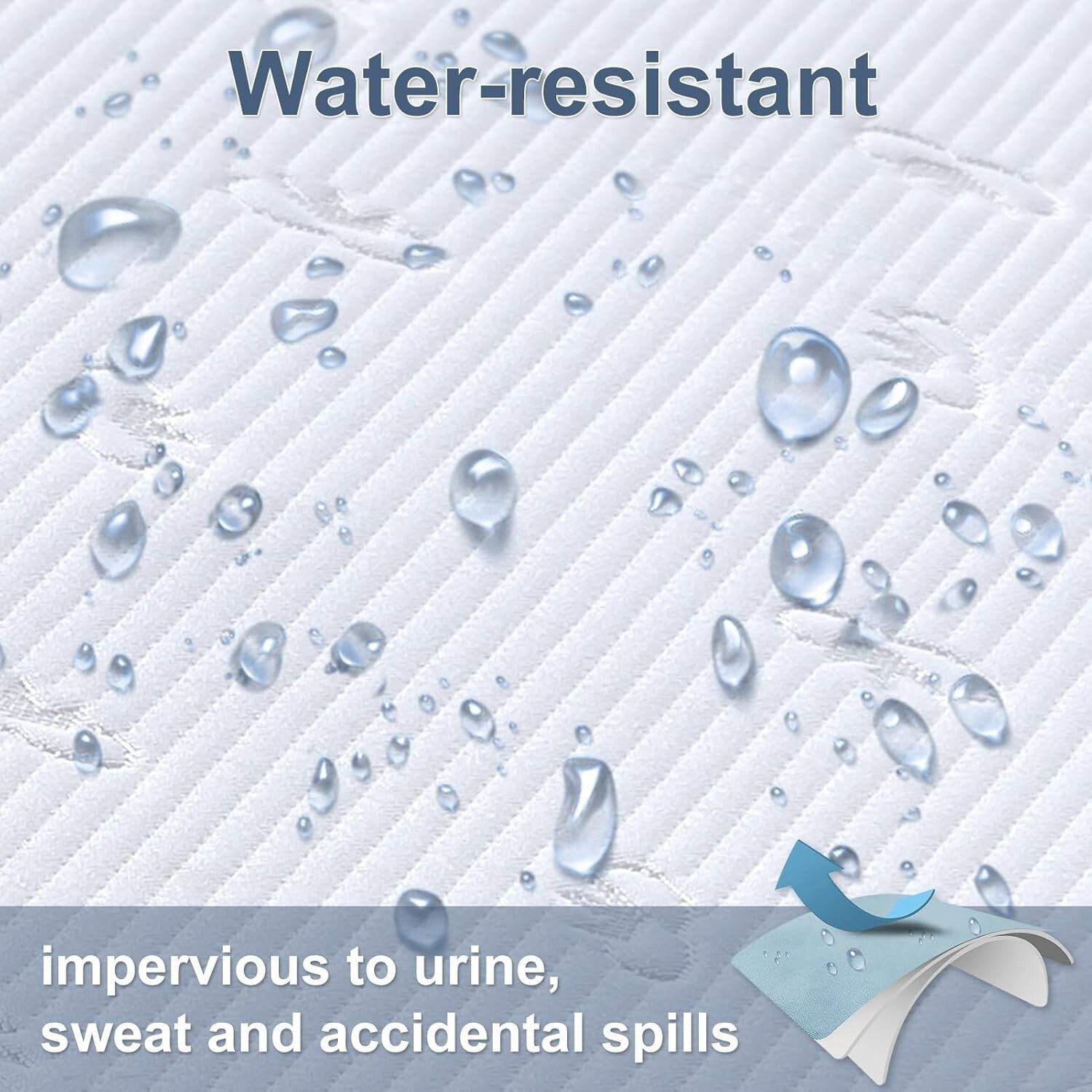 Firm Support Baby Bassinet Mattress 47x23.6 - Soft Breathable Fabric Design