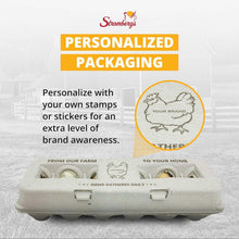 Load image into Gallery viewer, Large Capacity Egg Cartons - 250 Pack with Flip Top Closure, Ideal for Branding