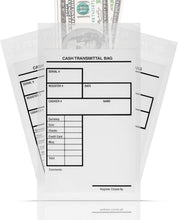 Load image into Gallery viewer, Secure Tamperproof Cash Bags - 6x9 Inch Self-Adhesive Envelopes, 500 Per Pack