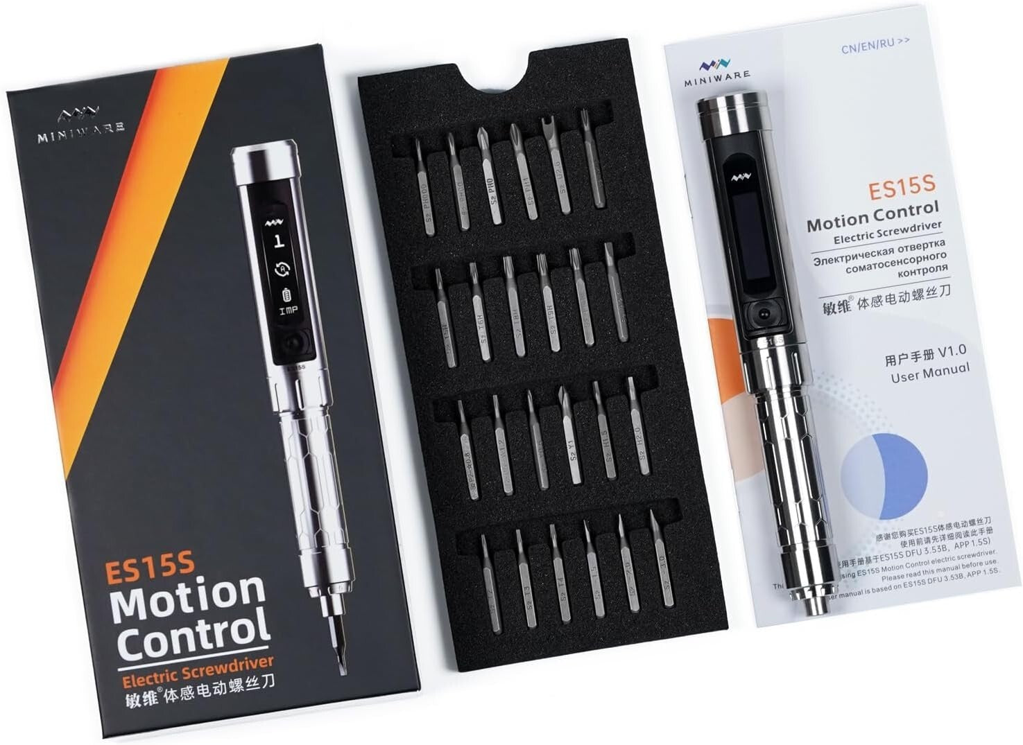 Compact & Lightweight Electric Screwdriver for Electronics Repair - 5V Power