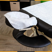 Load image into Gallery viewer, Premium 200 PCS Disposable Massage Sheets &amp; Face Cradle Covers for Professionals