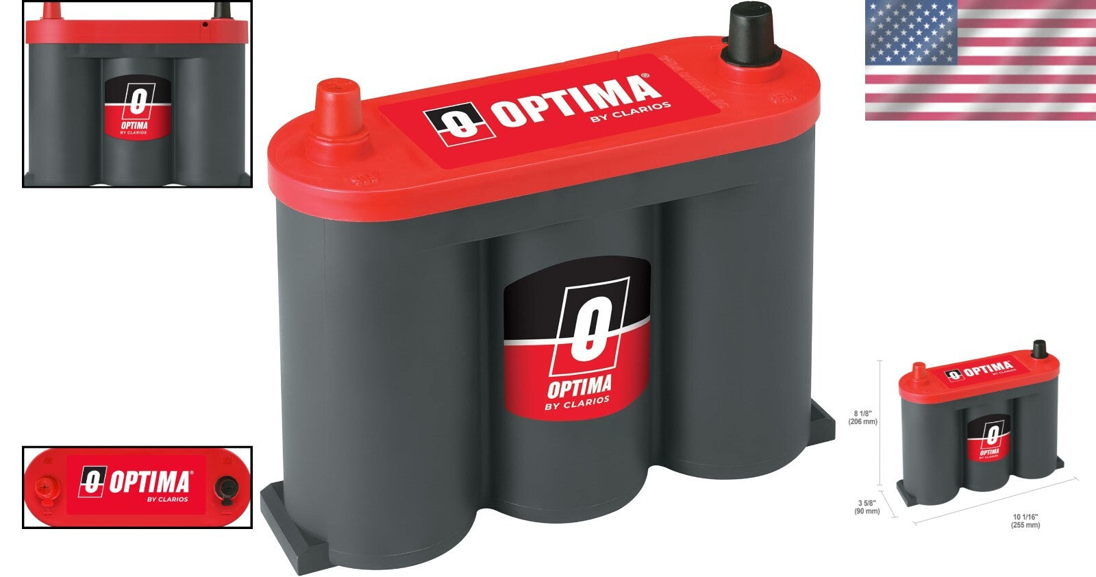 Durable 6V RedTop Battery - SpiralCell Technology for Superior Power Delivery