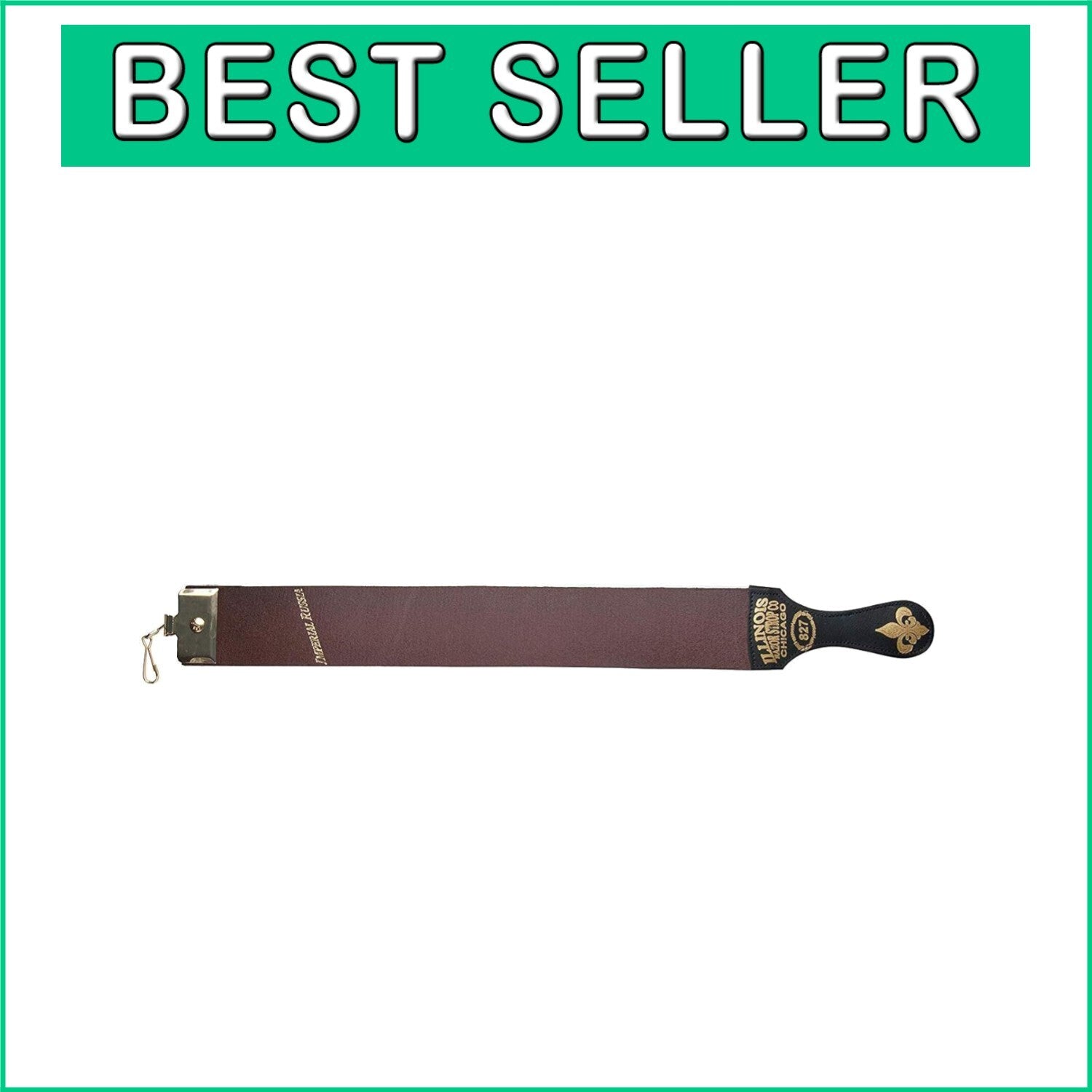 Top Grain Cowhide Razor Strop Sharpener - Eco-Friendly Tool for Precision Edges