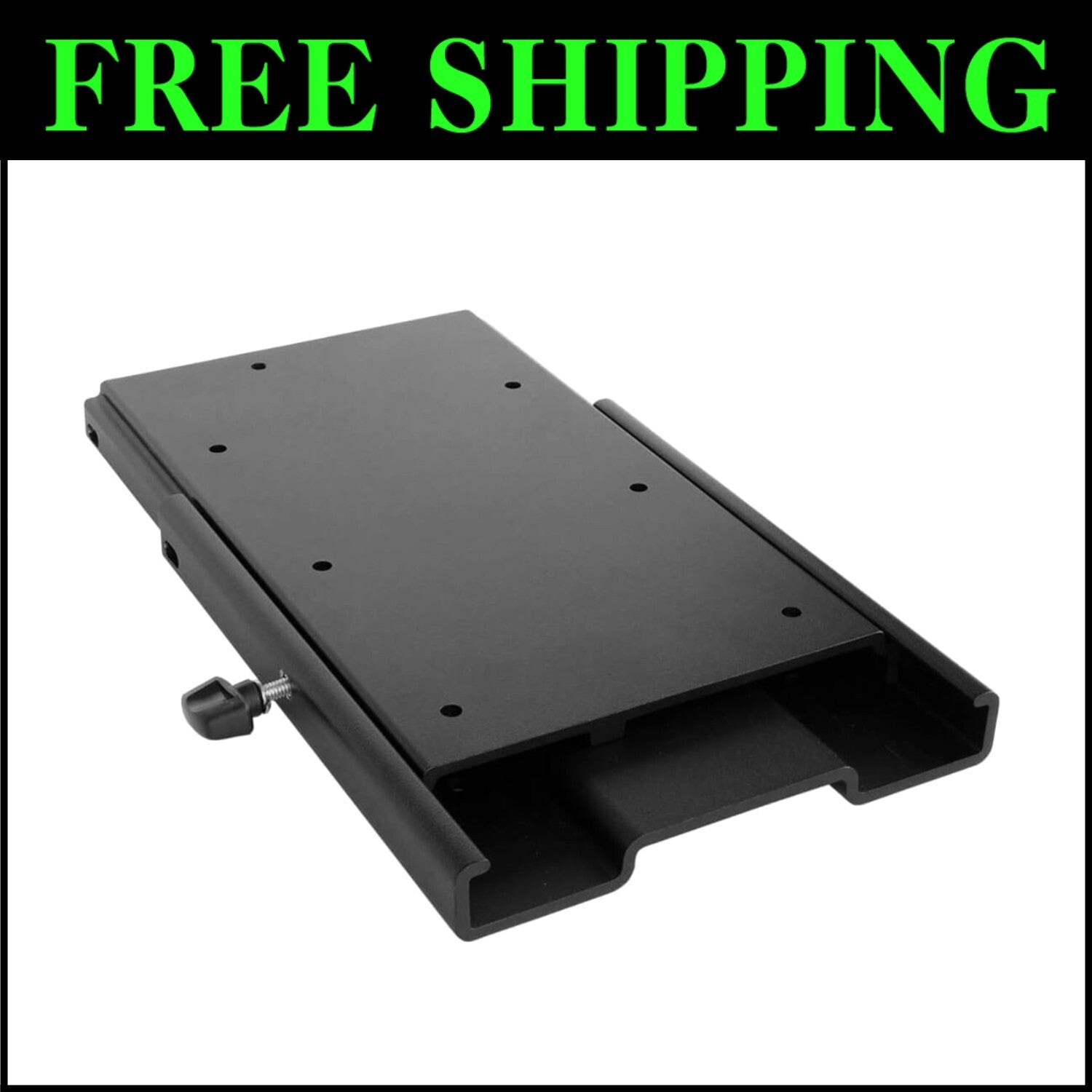 Anodized Aluminum Trolling Motor Mount with Side Screw Locking - MKA-16-03