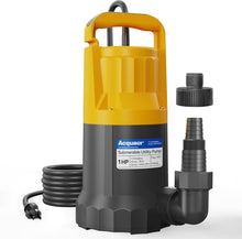 Load image into Gallery viewer, Portable 1HP Thermoplastic Sump Pump - 4345 GPH for Efficient Water Transfer