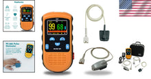 Load image into Gallery viewer, Continuous Monitoring Pulse Oximeter - SpO2 &amp; Pulse Rate Sensor with AC Adapter