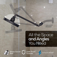 Load image into Gallery viewer, Luxury 6" Round Rain Shower Head with 11" Adjustable Arm in Oil-Rubbed Bronze