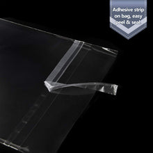 Load image into Gallery viewer, Protective Crystal Clear 16x20 Photo Sleeves with Adhesive Closure - 100 Count