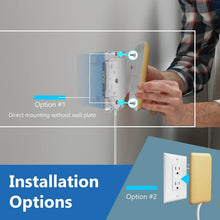 Load image into Gallery viewer, Sleek Gold Outlet Extender 3 Receptacles with Long 8ft Cord &amp; Surge Protection