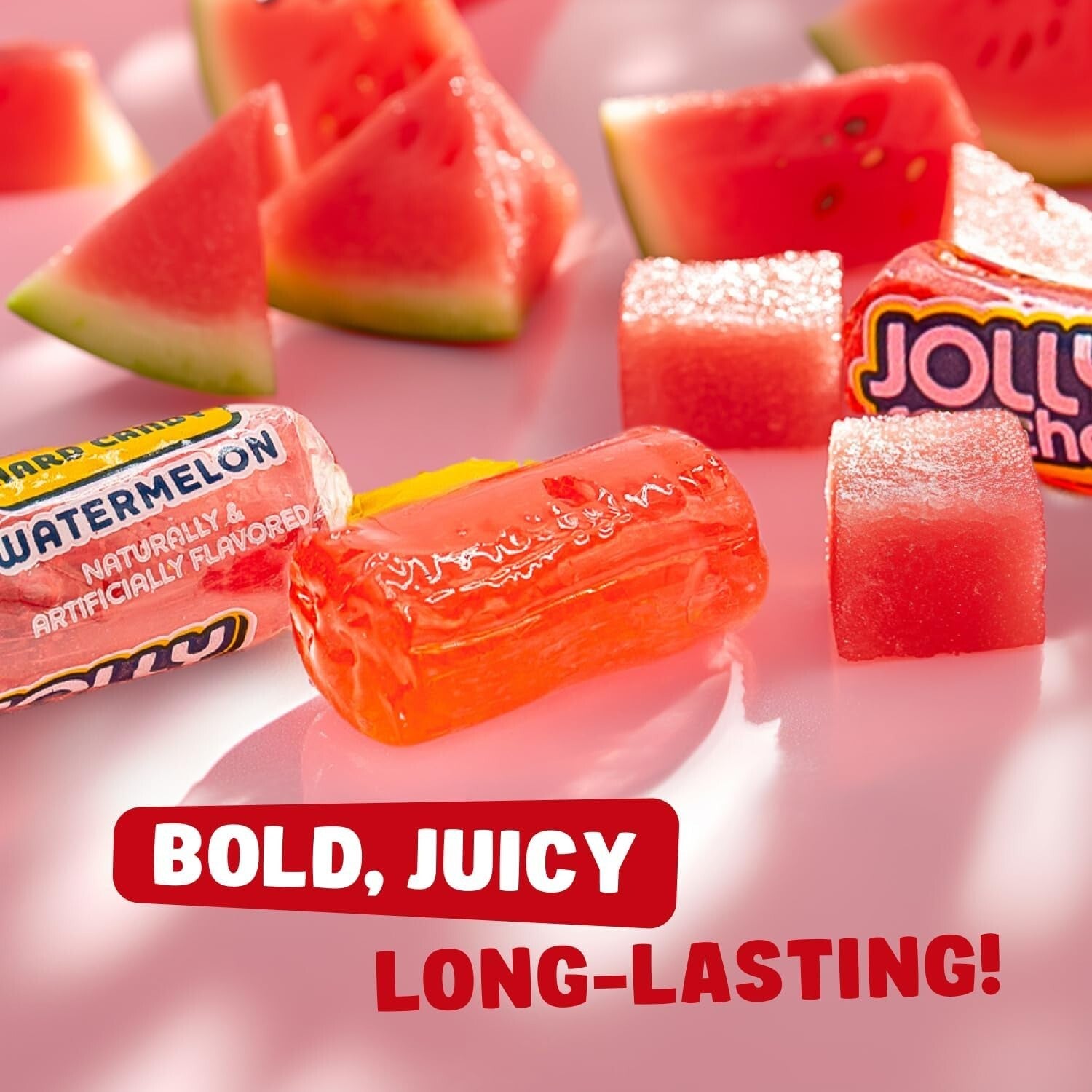 Fresh Watermelon Jolly Rancher Candies - 370 Individually Wrapped Pieces, 5 lb