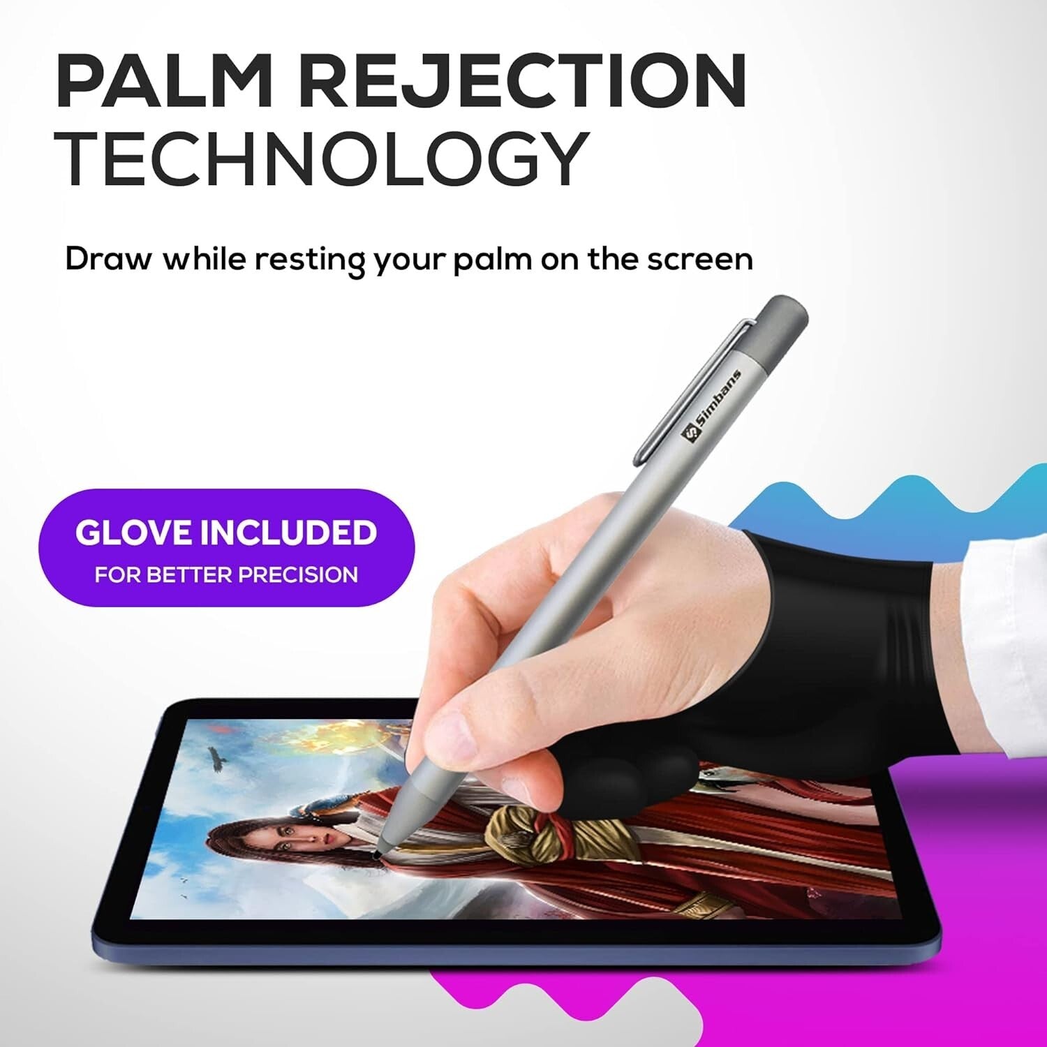 Portable 10-Inch Drawing Tablet with High-Resolution Screen – Ideal for Artists