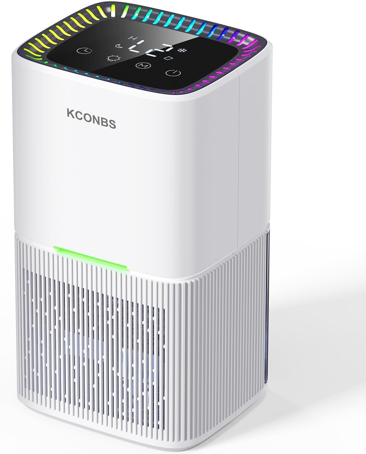 Efficient 500 sq.ft Dehumidifier with Automatic Shut-Off & Colorful LED Lights