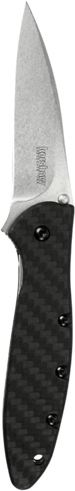 Elegant Kershaw Pocket Knife: 3" Drop Point Blade with SpeedSafe Technology