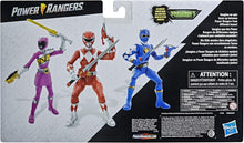 Load image into Gallery viewer, Epic Power Rangers 3-Pack: Mighty Morphin Red, Dino Thunder Blue &amp; Pink Rangers